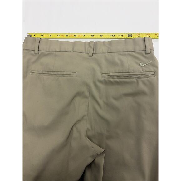Nike Golf Dri Fit Shorts Khaki Mens 28 Pleated - Picture 5 of 7